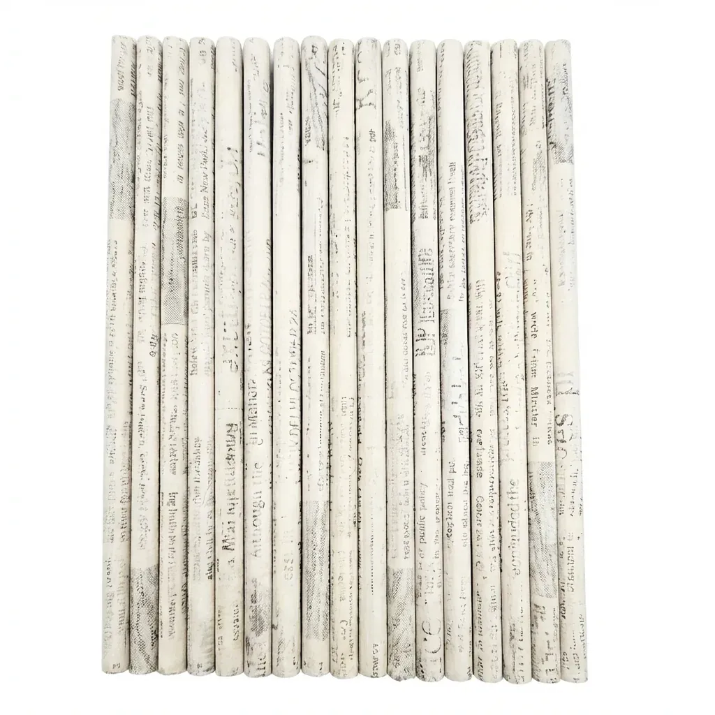 Recycled Newspaper Pencils Without Seed | 100% Eco-Friendly HB Pencils | Biodegradable | Bulk Return Gift
