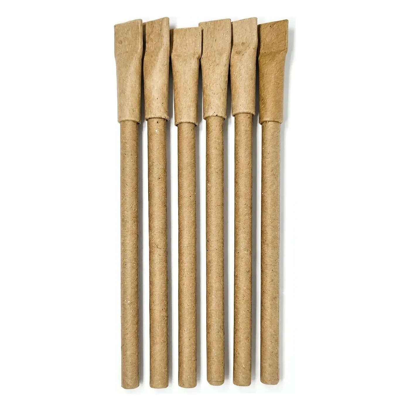 Recycled Paper Ballpoint Pen Without Seed | 100% Eco-Friendly Biodegradable Kraft Paper | Smooth Blue Ink | Plastic-Free